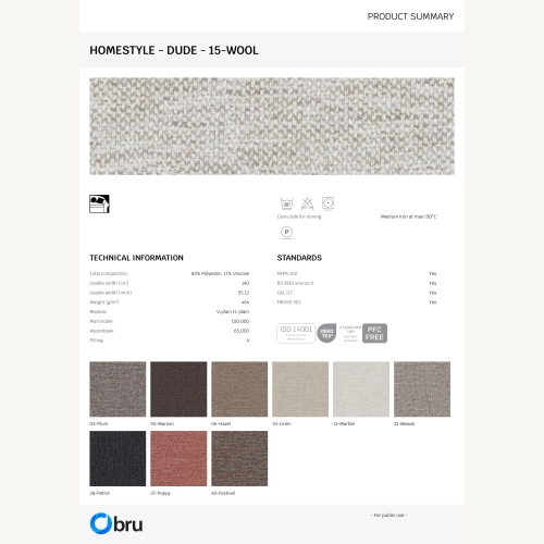 Tkaniny Homestyle FibreGuard
